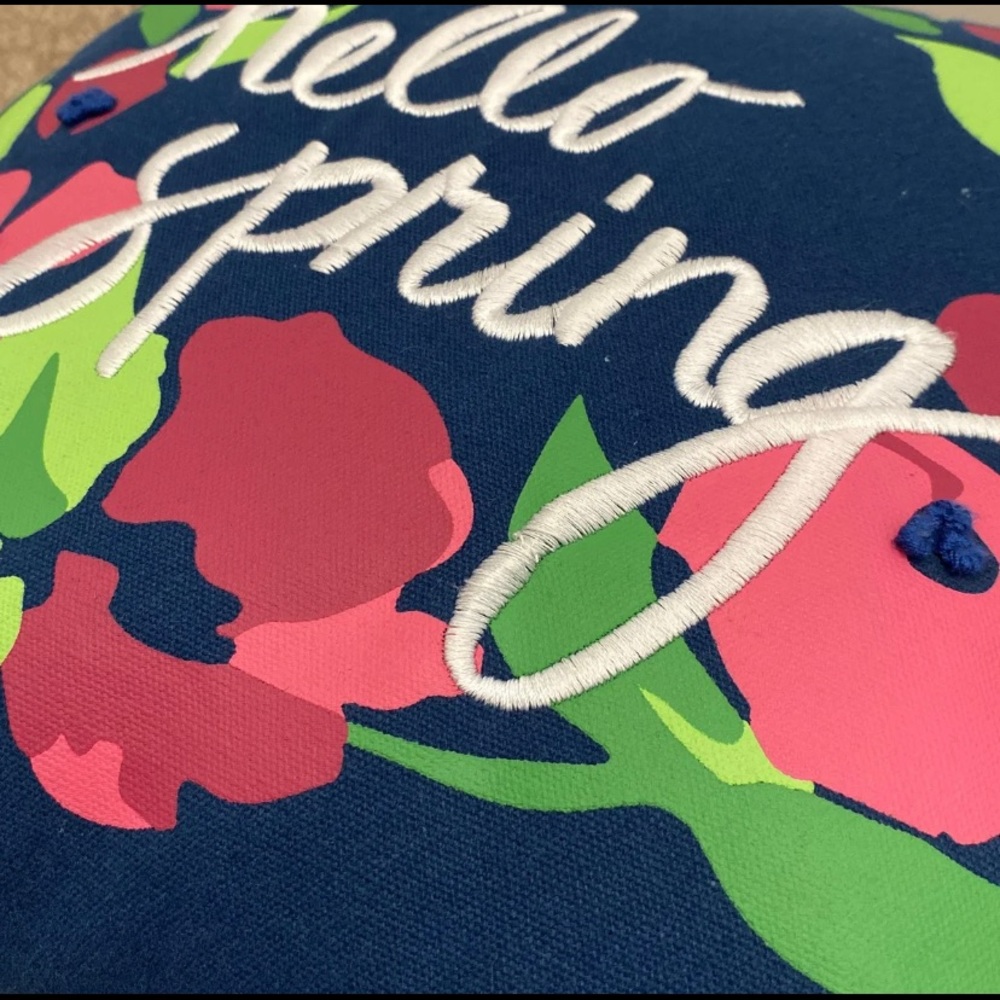 Hello Spring Decorative Pillow & Sign - Picture 3 of 5